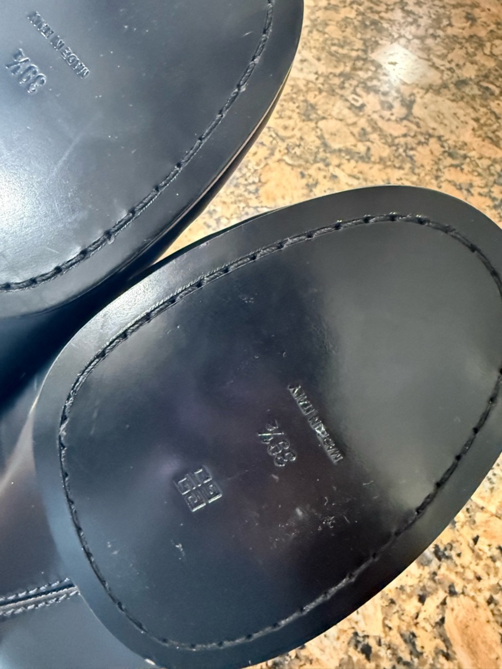 Givenchy woman’s Black 4G Leather Loafer Mules - Picture 8 of 10